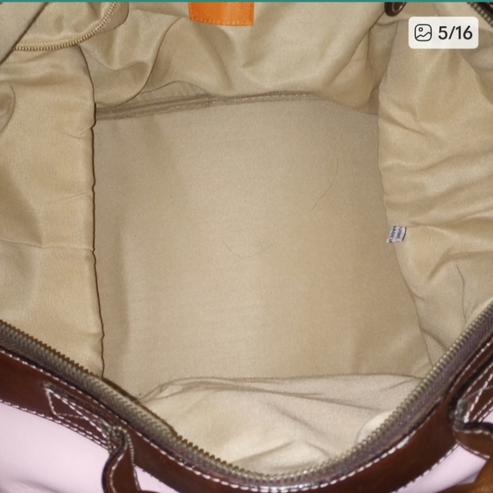 latico Pink and Brown Travel Tote - Picture 6 of 16